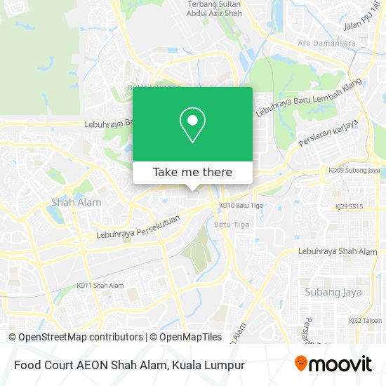 How To Get To Food Court Aeon Shah Alam By Bus Mrt Lrt Or Train