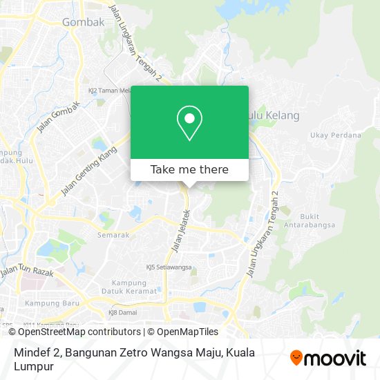Peta Mindef 2, Bangunan Zetro Wangsa Maju