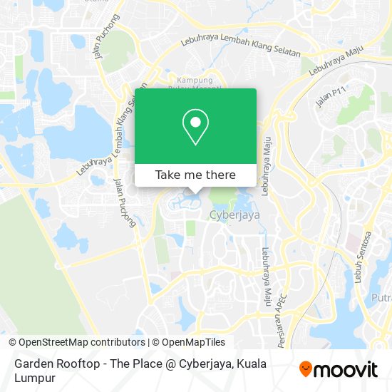 Garden Rooftop - The Place @ Cyberjaya map