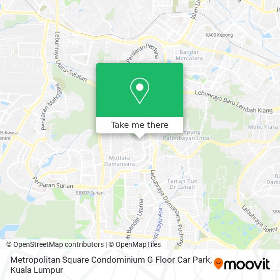 Metropolitan Square Condominium G Floor Car Park map