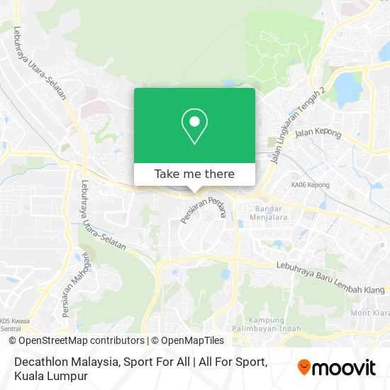Peta Decathlon Malaysia, Sport For All | All For Sport