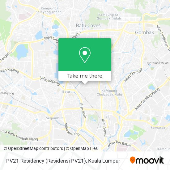 PV21 Residency (Residensi PV21) map