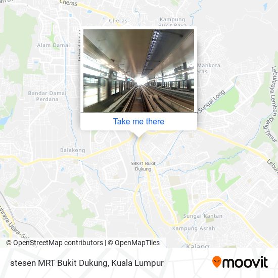 stesen MRT Bukit Dukung map