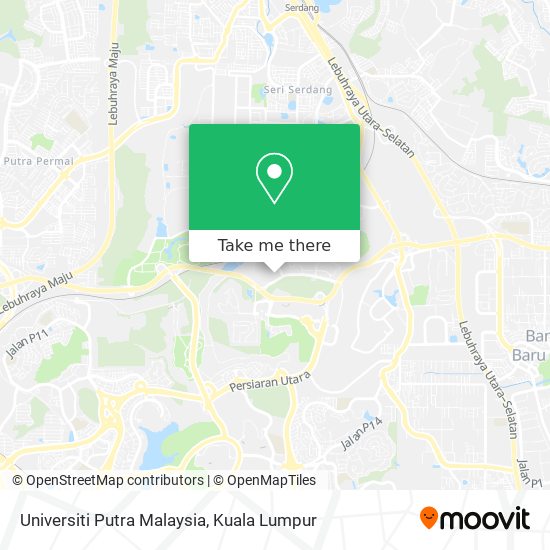 Universiti Putra Malaysia map