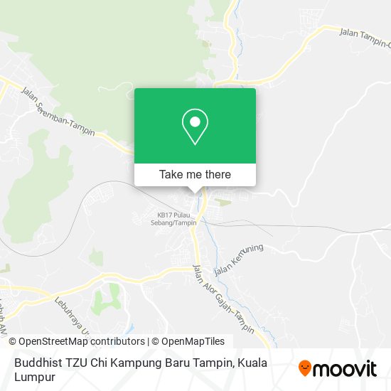 Buddhist TZU Chi Kampung Baru Tampin map