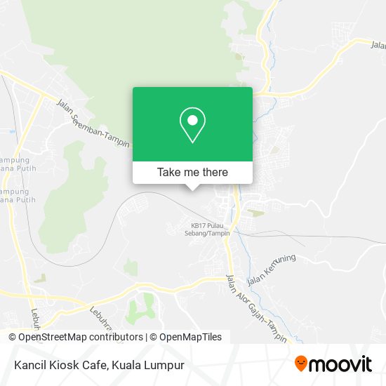 Kancil Kiosk Cafe map