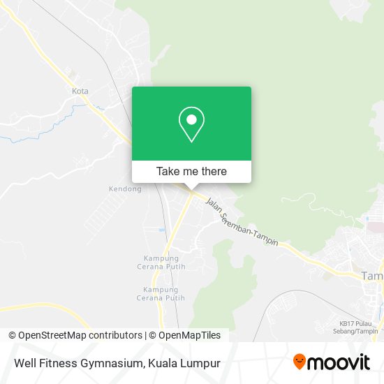 Well Fitness Gymnasium map