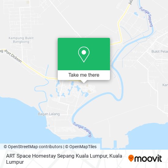 ART Space Homestay Sepang Kuala Lumpur map