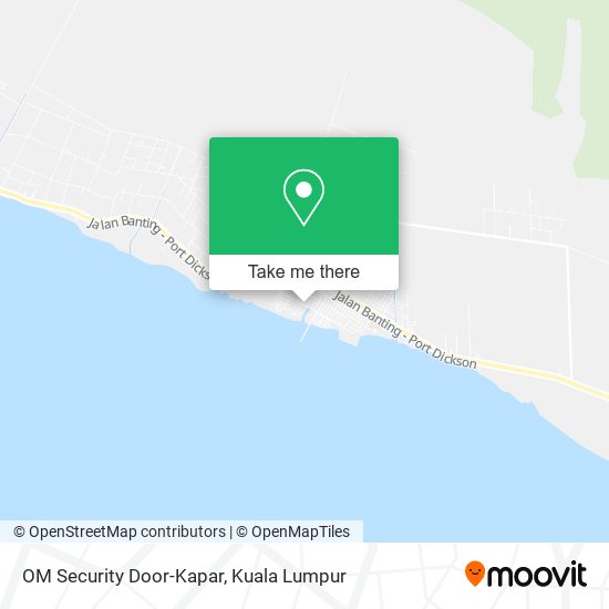 OM Security Door-Kapar map