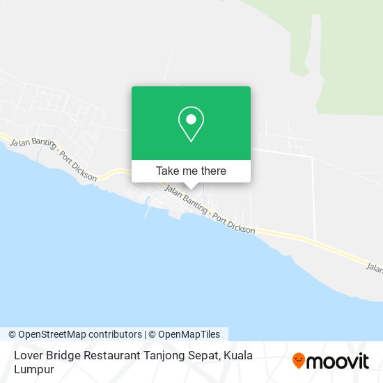 Lover Bridge Restaurant Tanjong Sepat map