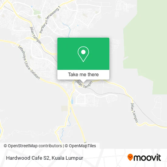 Hardwood Cafe S2 map