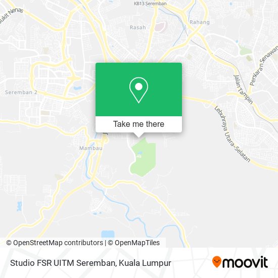 Peta Studio FSR UITM Seremban