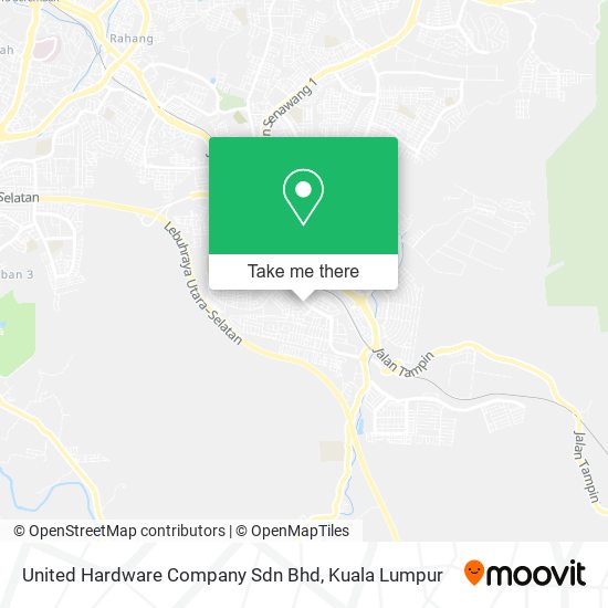 United Hardware Company Sdn Bhd map