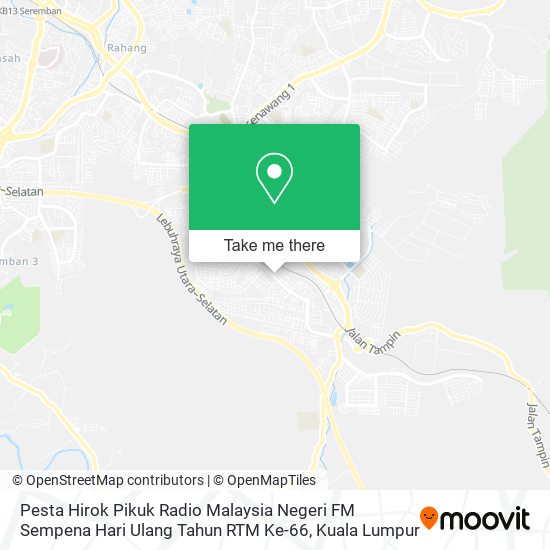 Peta Pesta Hirok Pikuk Radio Malaysia Negeri FM Sempena Hari Ulang Tahun RTM Ke-66