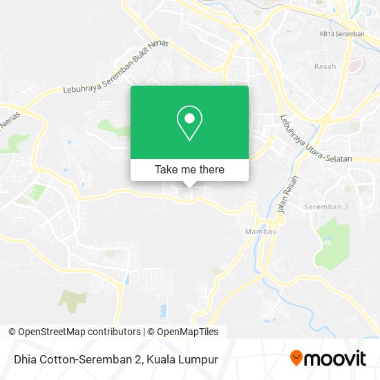 Dhia Cotton-Seremban 2 map