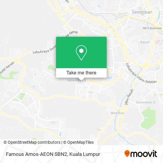 Famous Amos-AEON SBN2 map