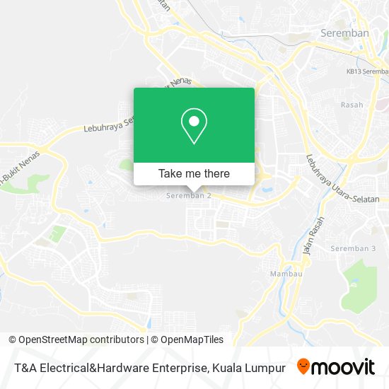 T&A Electrical&Hardware Enterprise map