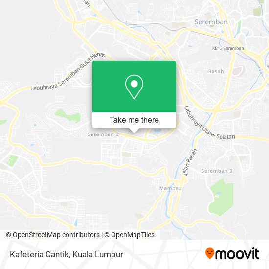 Kafeteria Cantik map