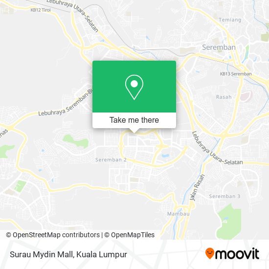 Peta Surau Mydin Mall