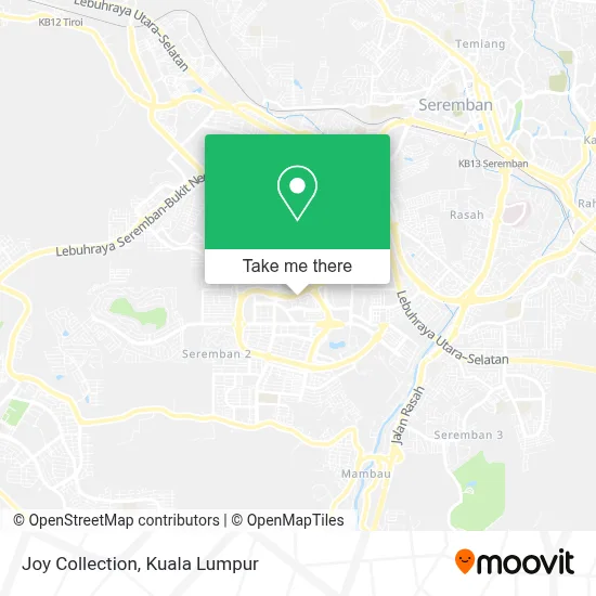 Joy Collection map