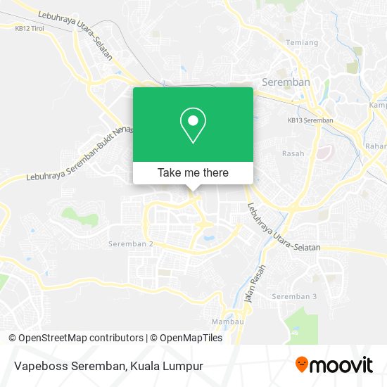 Vapeboss Seremban map