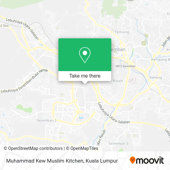 Muhammad Kew Muslim Kitchen map