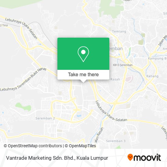 Vantrade Marketing Sdn. Bhd. map