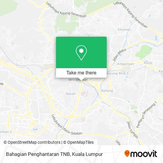 Peta Bahagian Penghantaran TNB