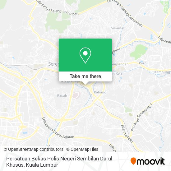 Peta Persatuan Bekas Polis Negeri Sembilan Darul Khusus