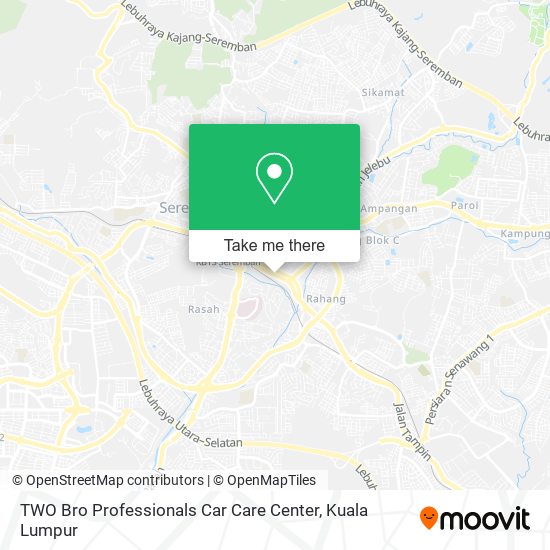 TWO Bro Professionals Car Care Center map