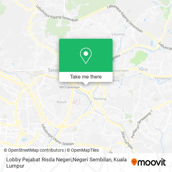 Peta Lobby Pejabat Risda Negeri,Negeri Sembilan