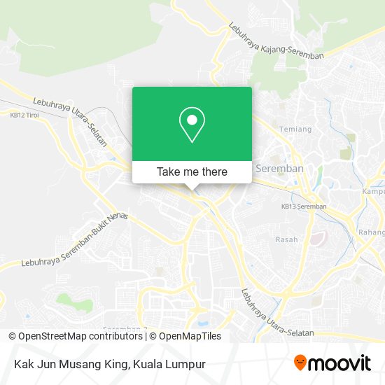 Peta Kak Jun Musang King