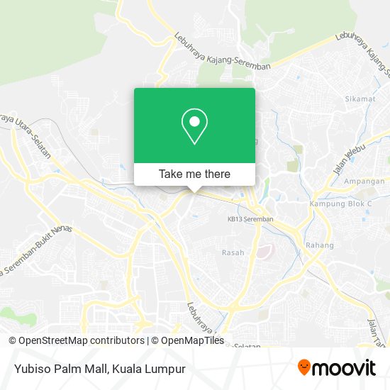 Yubiso Palm Mall map