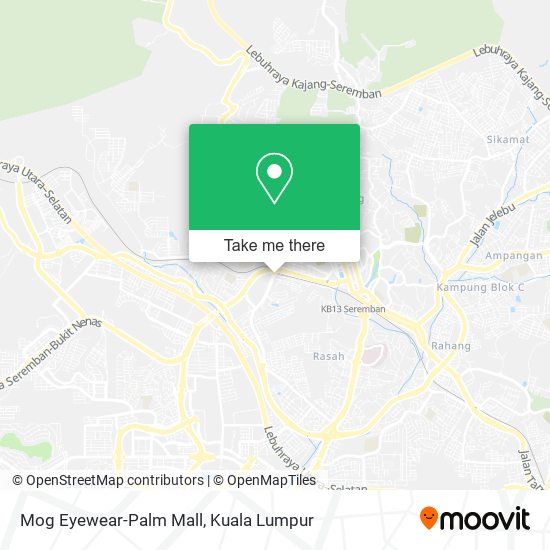 Mog Eyewear-Palm Mall map