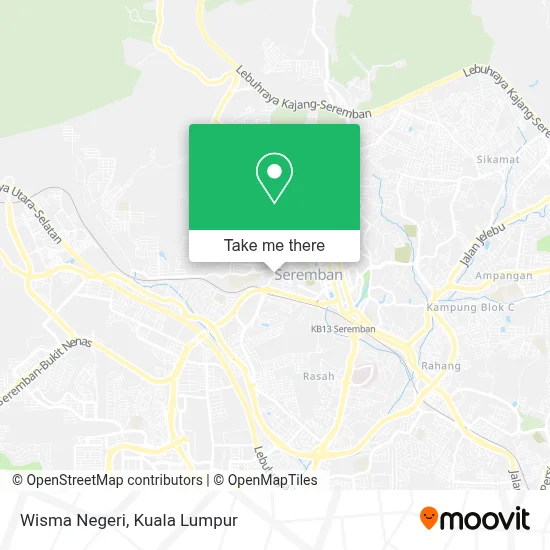 Wisma Negeri map