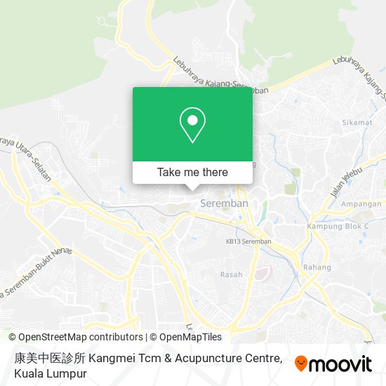 康美中医診所 Kangmei Tcm & Acupuncture Centre map