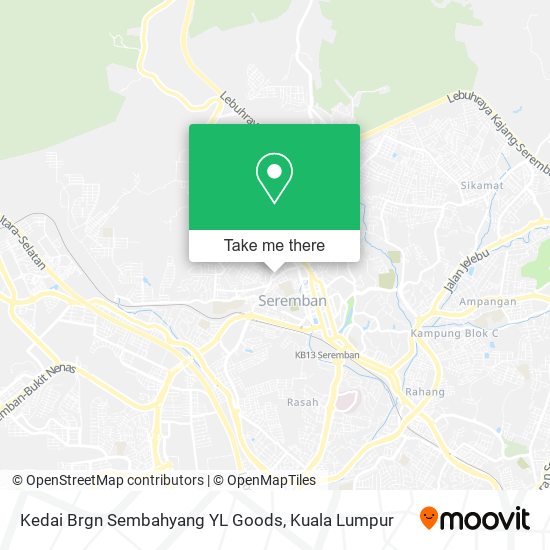 Kedai Brgn Sembahyang YL Goods map