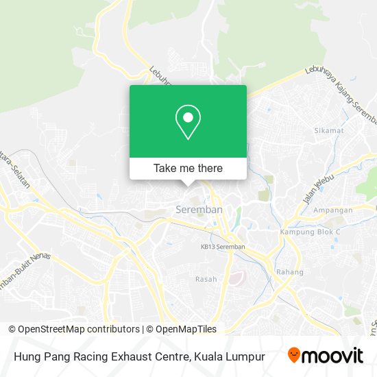 Hung Pang Racing Exhaust Centre map