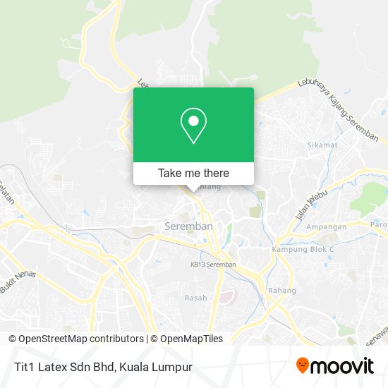 Tit1 Latex Sdn Bhd map