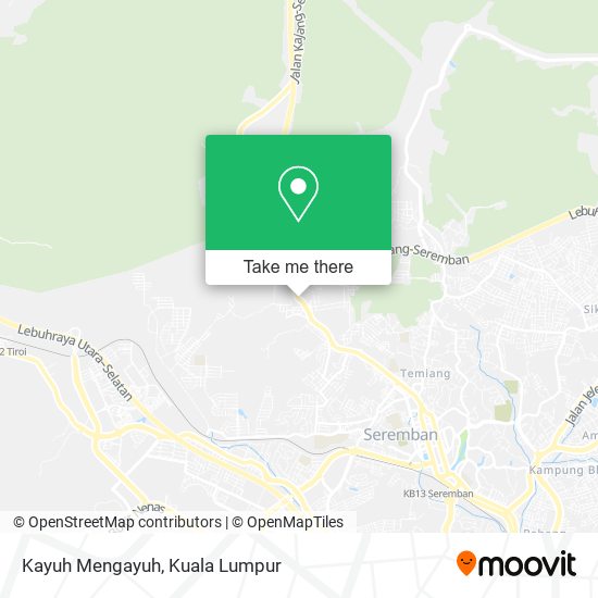 Kayuh Mengayuh map