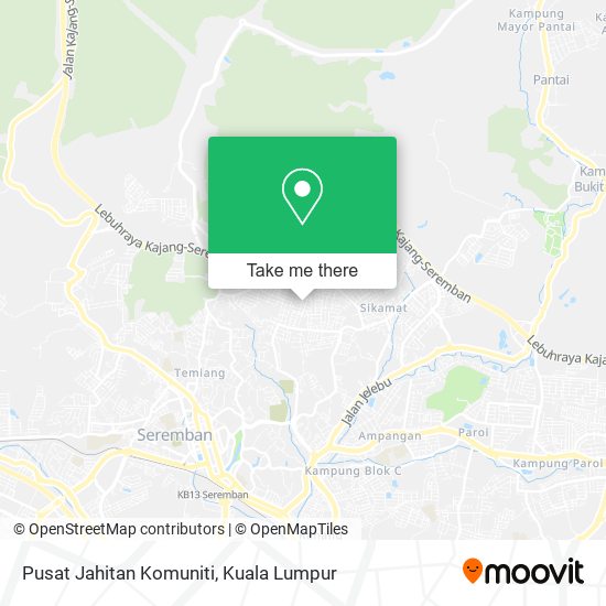 Pusat Jahitan Komuniti map