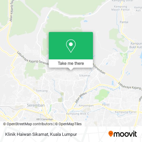Peta Klinik Haiwan Sikamat
