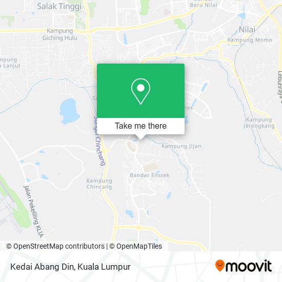 Kedai Abang Din map