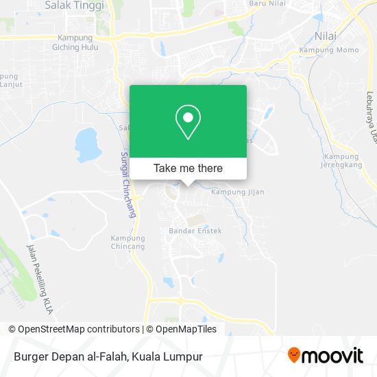 Burger Depan al-Falah map