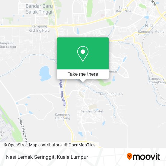 Nasi Lemak Seringgit map