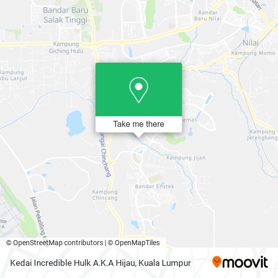 Kedai Incredible Hulk A.K.A Hijau map