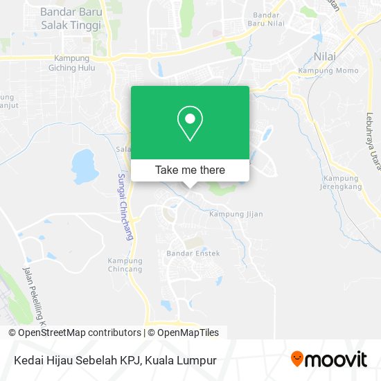 Kedai Hijau Sebelah KPJ map