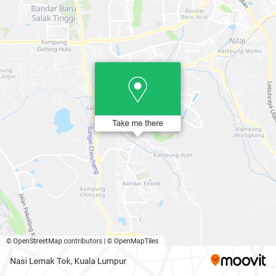 Nasi Lemak Tok map