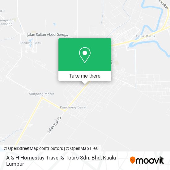 A & H Homestay Travel & Tours Sdn. Bhd map