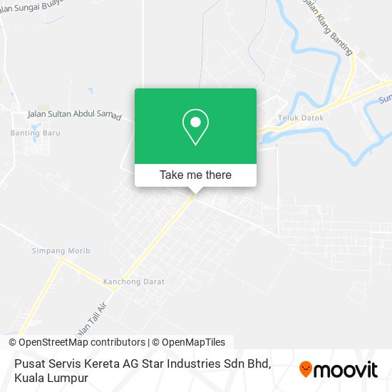 Peta Pusat Servis Kereta AG Star Industries Sdn Bhd